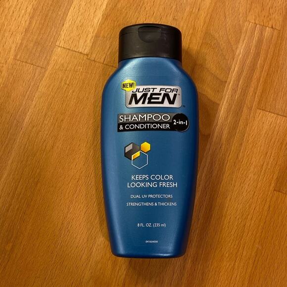 Just for Men Shampoo & Conditioner 2 in 1 Blue Bottle - Picture 1 of 4